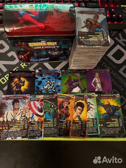 Карточки человек паук