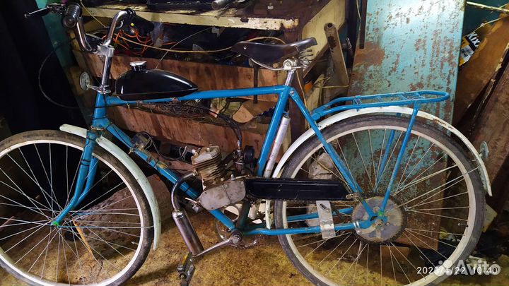 Велосипед урал с веломоторо