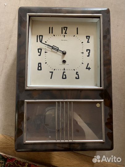 Настенный часы Янтарь маятниковые с боем СССР