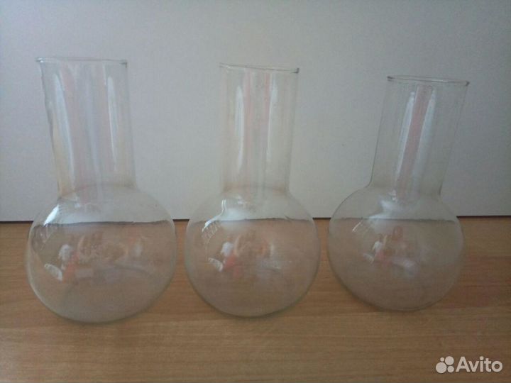 Колба плоскодонная