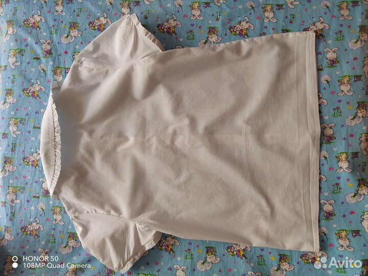 Блузка белая школьная 152