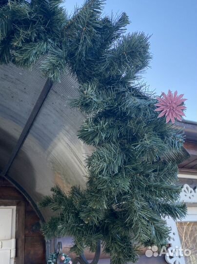 Новогодняя гирлянда из елки