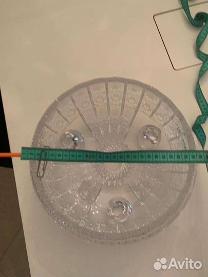 Ваза для фруктов богемия