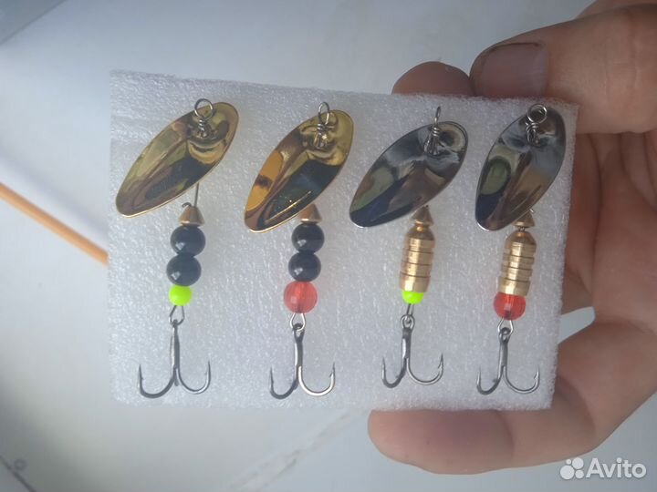 Вращающиеся блесна ручной работы