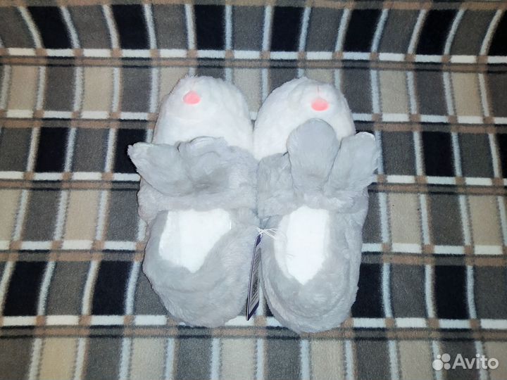 Тапки домашние зайчики. Размер 40