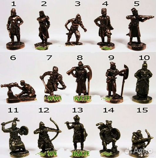 Ландрин.Металл.Солдаты