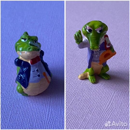 Киндер игрушки Крокодилы в школе