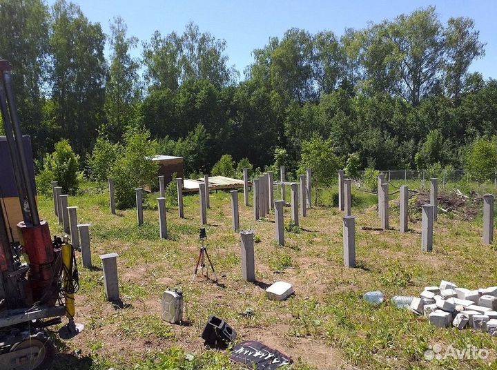 Сваи железобетонные монтаж