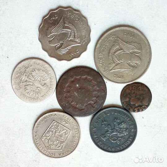 Зарубежные монеты (Польша, Иран, Бухара и др.)