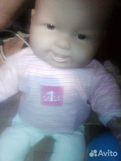 Кукла винтажная из 70-х.пупс.неваляшка.машинка