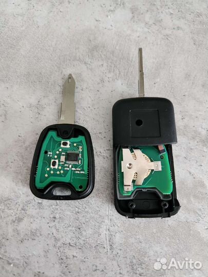 Корпус выкидного ключа peugeot/citroen