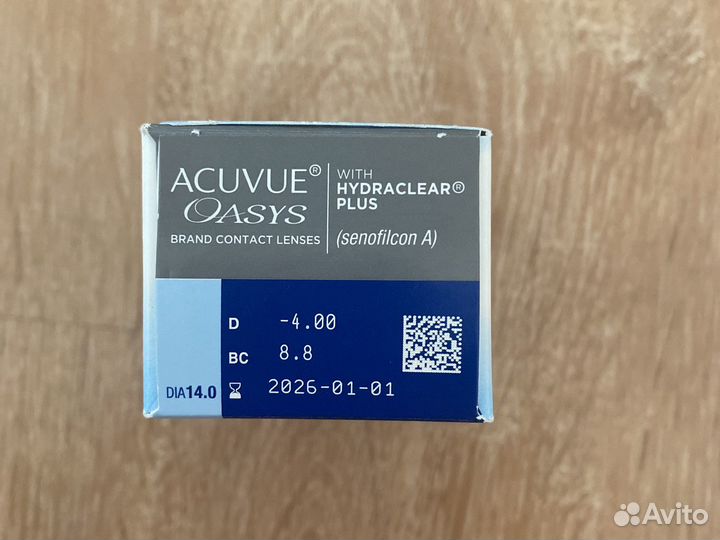 Линзы контактные acuvue oasys двухнедельные