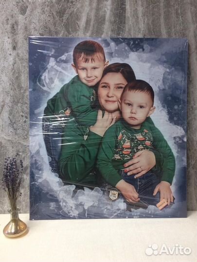 Портрет на холсте по фотографии