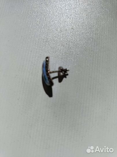 Серьги финифть СССР