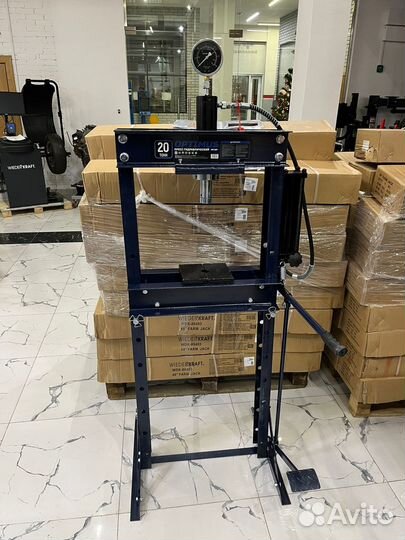 Гидравлический напольный пресс с педалью 20т