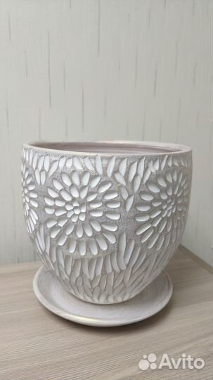 Керамический горшок для растений
