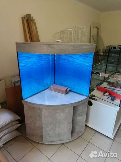Аквариум 320 свет биофильтр фон подставка