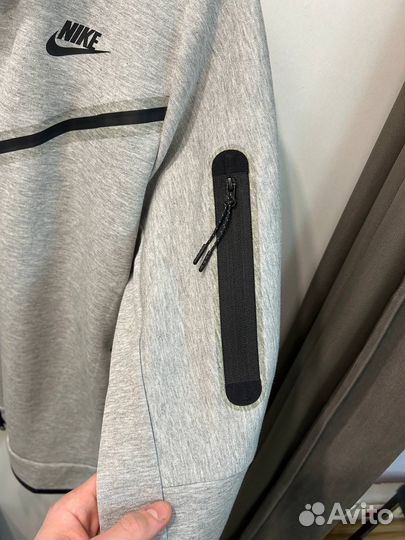 Кофта Nike Tech Fleece ориг серый