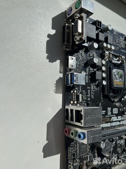 Материнская плата asus prime h310m