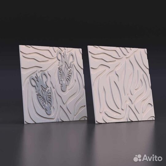 Гипсовая 3D панель 