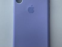 Лиловый чехол на iPhone xr