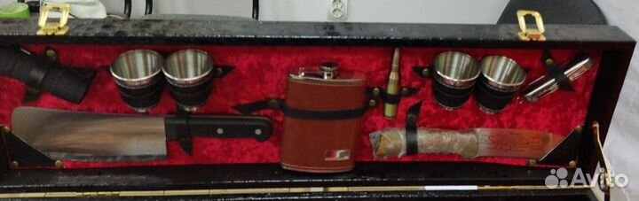 Подарочный набор шампуров в чемодане