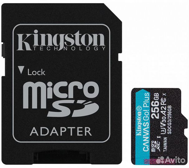 Карта памяти Kingston microsdxc Canvas Go Plus Cla