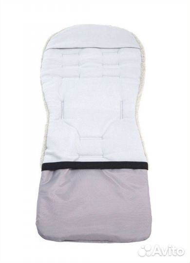 Матрас в коляску с натуральной овчиной