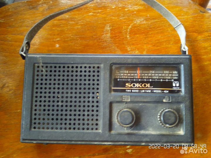 Радиоприемник sokol-404 Сокол Tento Моско
