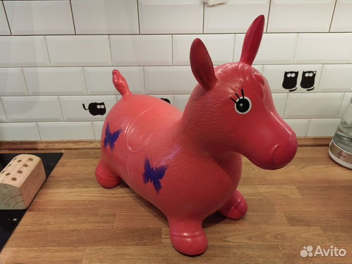 Игрушка прыгун ослик