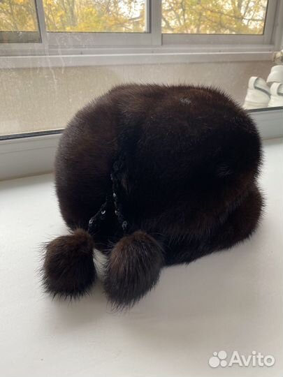 Шапка норковая 58 размер женская