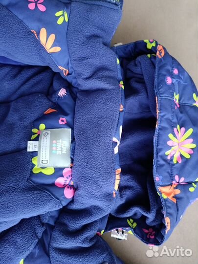 Зимний костюм для девочки 92