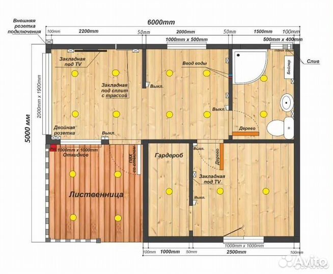 Дом 6х5 с террасой DO-7693