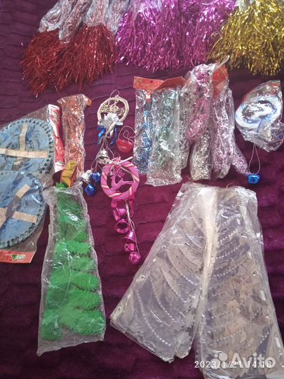 Новогодние украшения, игрушки