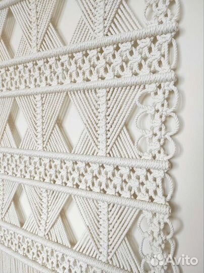 Дизайнерское панно в технике макраме