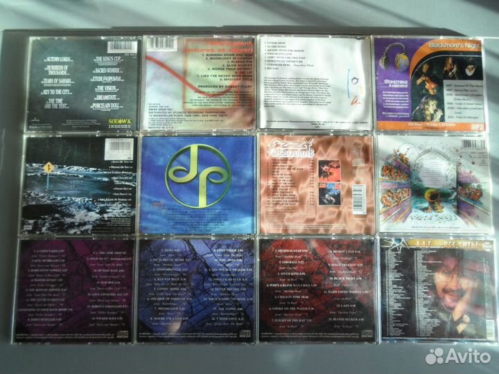 Музыкальные CD-диски из прошлого