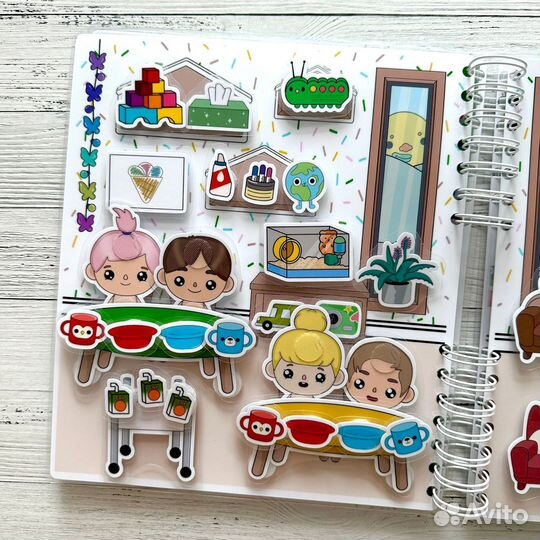 Игры на липучках Тока Бока Детский сад