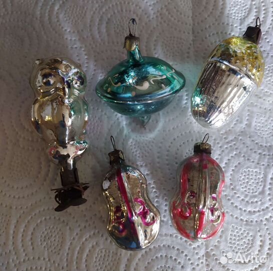 Елочные игрушки СССР одним лотом