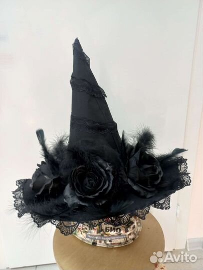 Шляпа колпак ведьмы колдуньи волшебницы мага