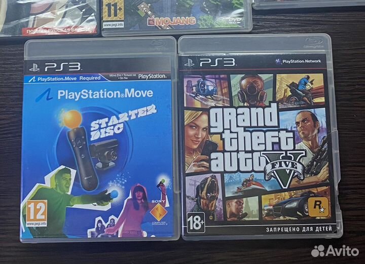 Компьютерная игра, диски на ps3