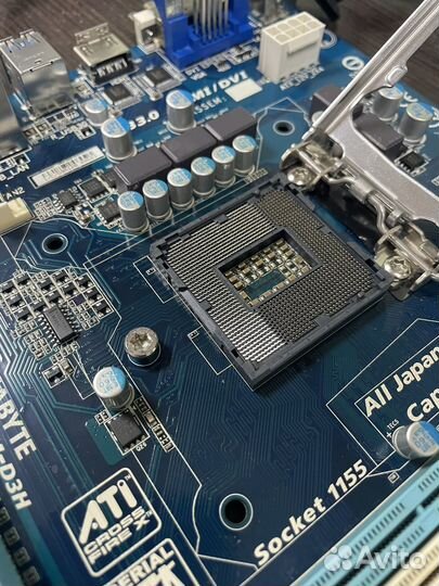 Материнская плата 1155 GA-Z77M-D3H rev1.1