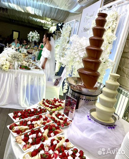 Шоколадный фонтан аренда выезд на праздник