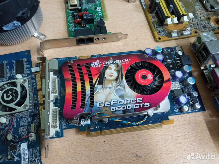 Компьютерные запчасти полурабочие