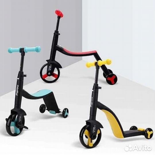 Беговел, самокат, велосипед 3в 1