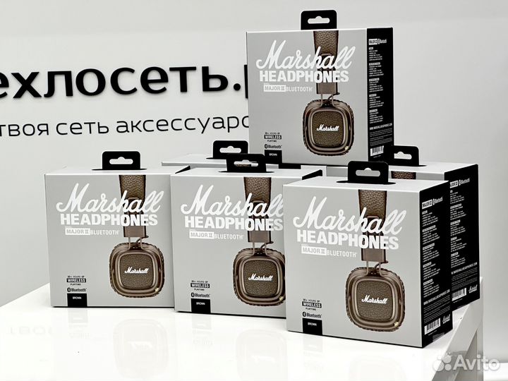 Наушники Marshall Major 2 Bluetooth Brown