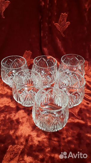 Хрустальные бокалы СССР