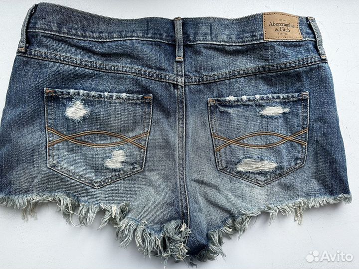 Шорты женские джинсовые Abercrombie fitch