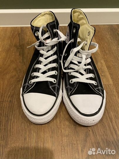 Кеды Converse новые черные высокие 39-40