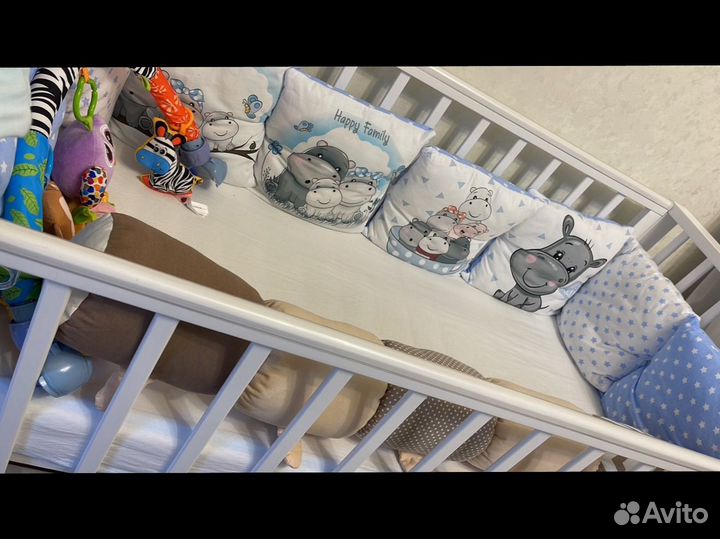 Бортики в детскую кроватку