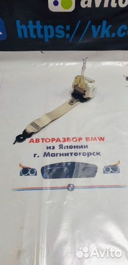Ремень безопасности задний правый Bmw 5 F10